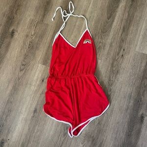 Summer Romper with Rainbow